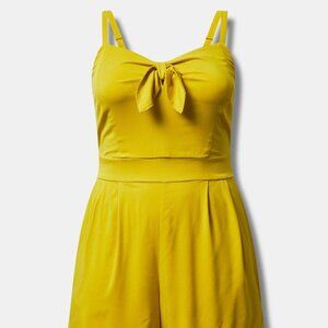 Torrid Challis Tie-Front Romper